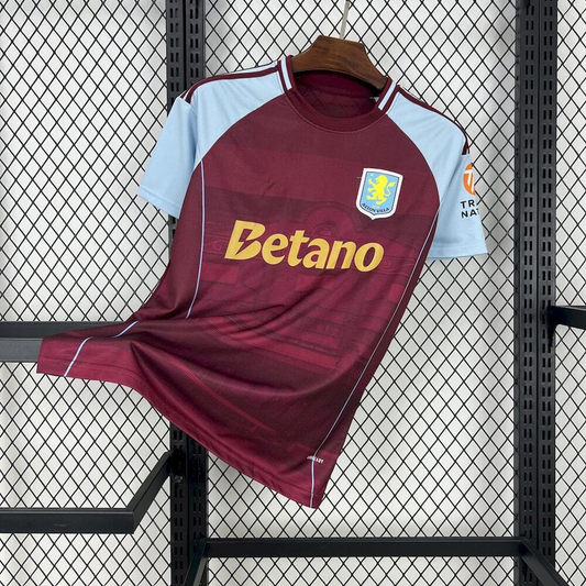 Aston Villa Home Kit 2025/26 Standard Version