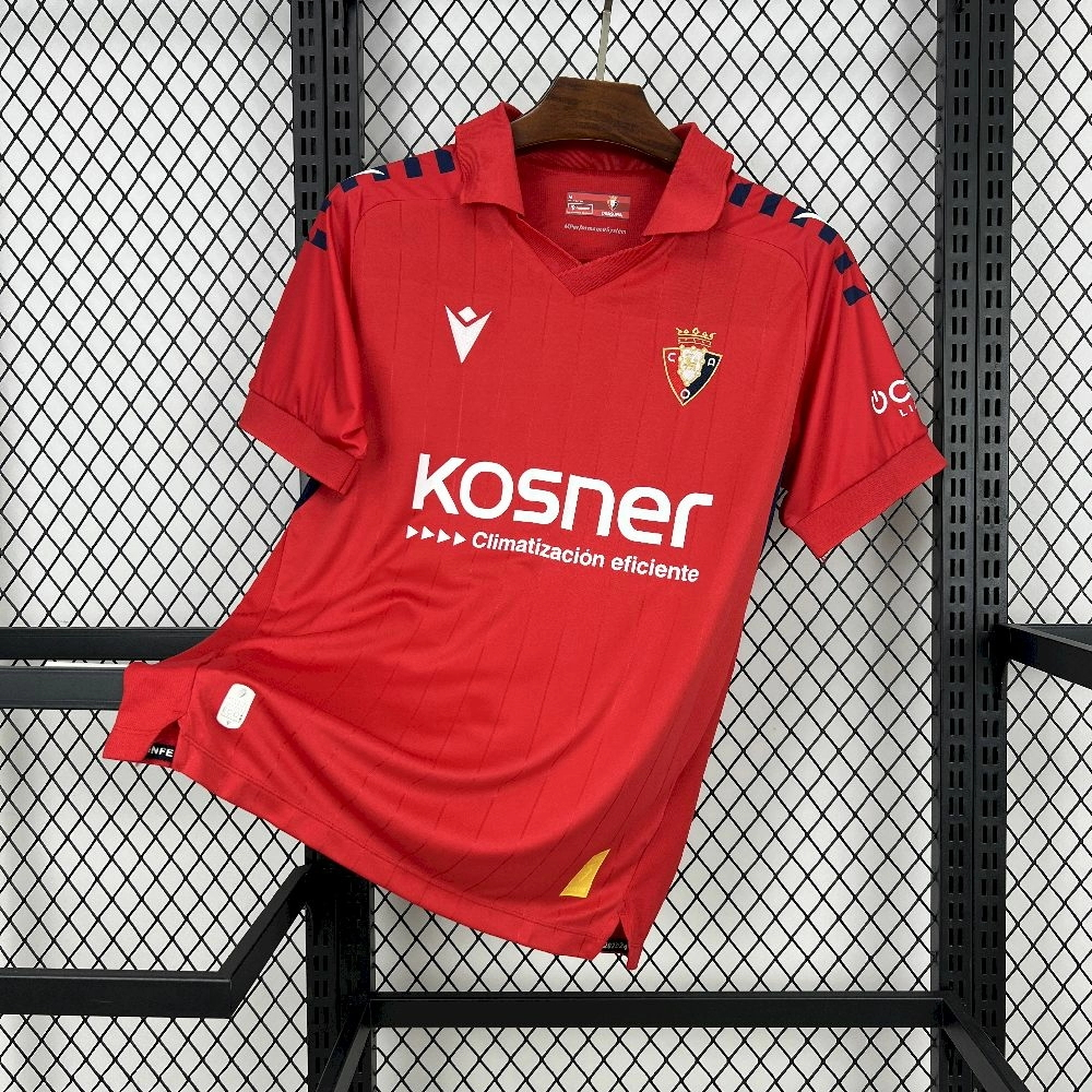 CA Osasuna Home Kit 2025/26 Standard Version